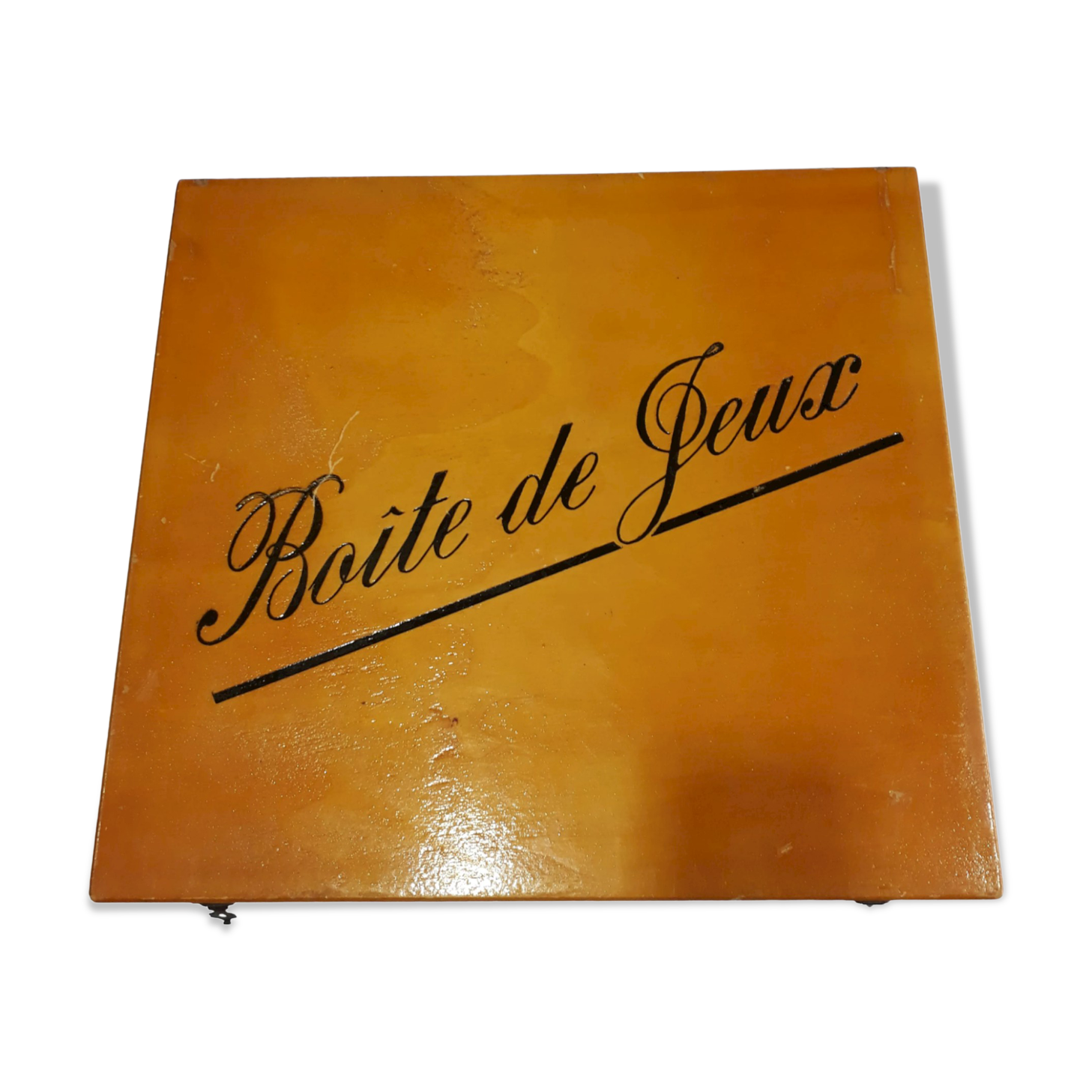 Boite de jeux en bois