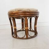 Rattan tabouret