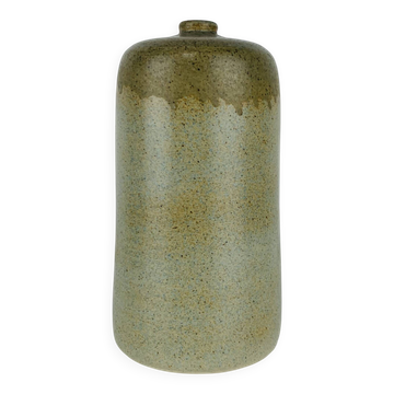 Vintage grey-green ceramic vase