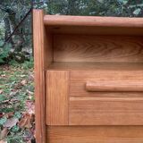 Paire de chevets en pin des années 90 meubles en bois vintage