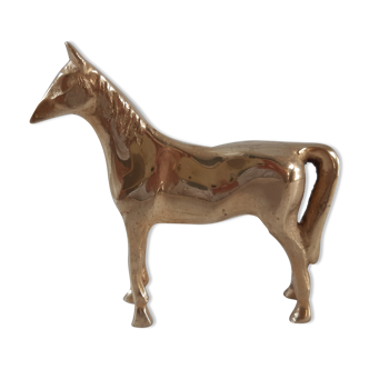 Solid brass horse 50s