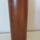 bottle, vase, soliflore in brown glazed stoneware