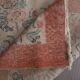 Tapis Oushak noué à la main à motif floral, référence 1268
