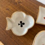 Limoges porcelain set card game