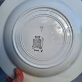 Lot 9 deep plates ▪︎ Art Deco ▪︎ Jane ▪︎ Niderviller