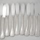 Christofle Ruban 12 fish cutlery sets 24 pieces silver-plated excellent condition