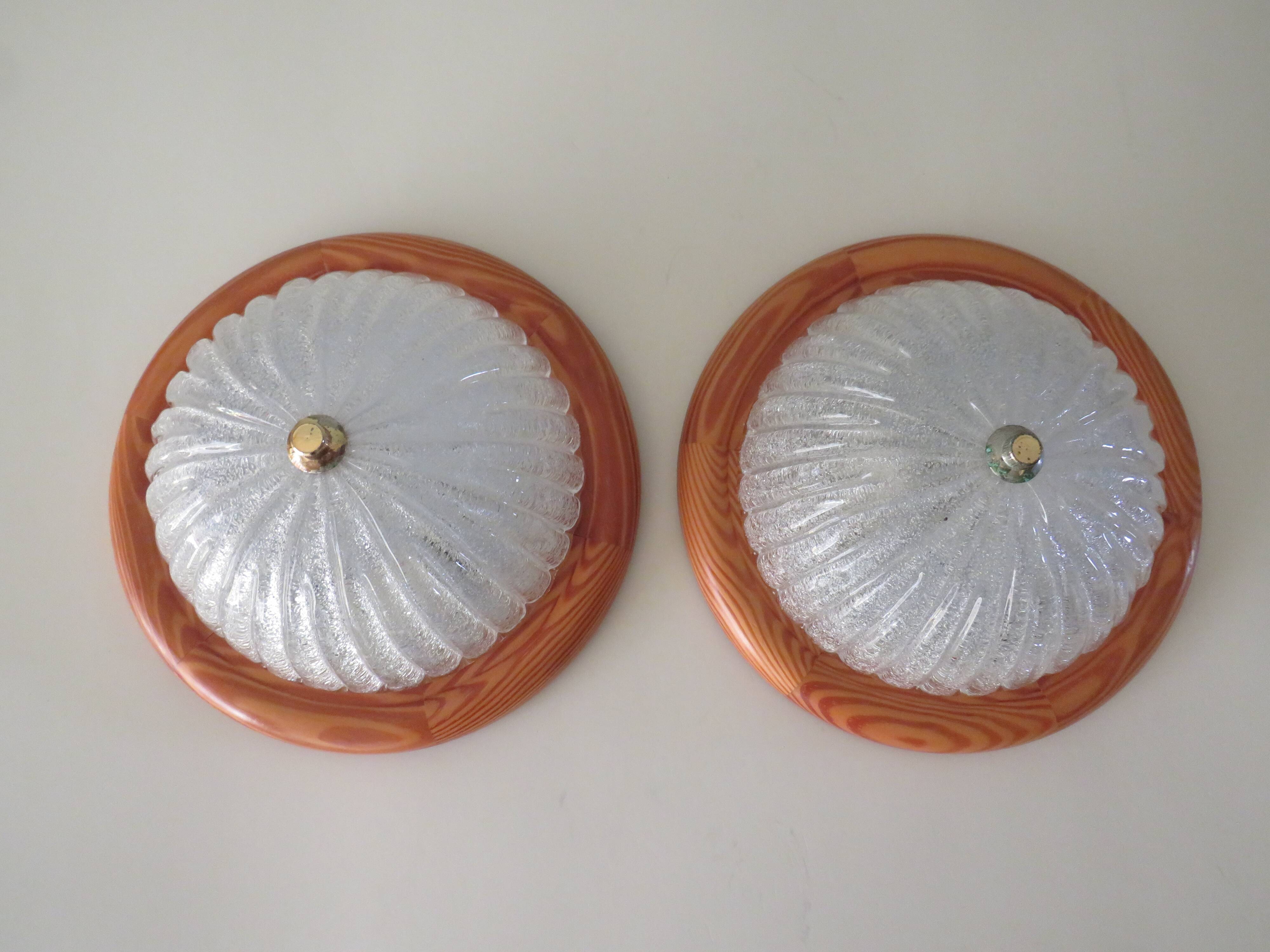 Pair of vintage wall lamps by Massive Belgium 1960
