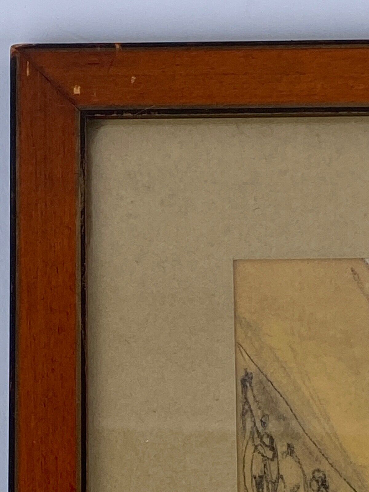 Watercolor sign andre brif or prif interior drawing library 1925