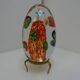 Press paper egg flowers millefiori glass