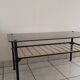 Vintage coffee table 1970 smoked glass