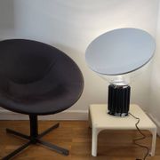 DEMETRIO 45 white coffee table design Vico Magistretti by Artemide Italy 1960