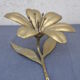 Fleur cendrier en laiton vintage