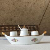 Condiment service - saleron- in Paris porcelain