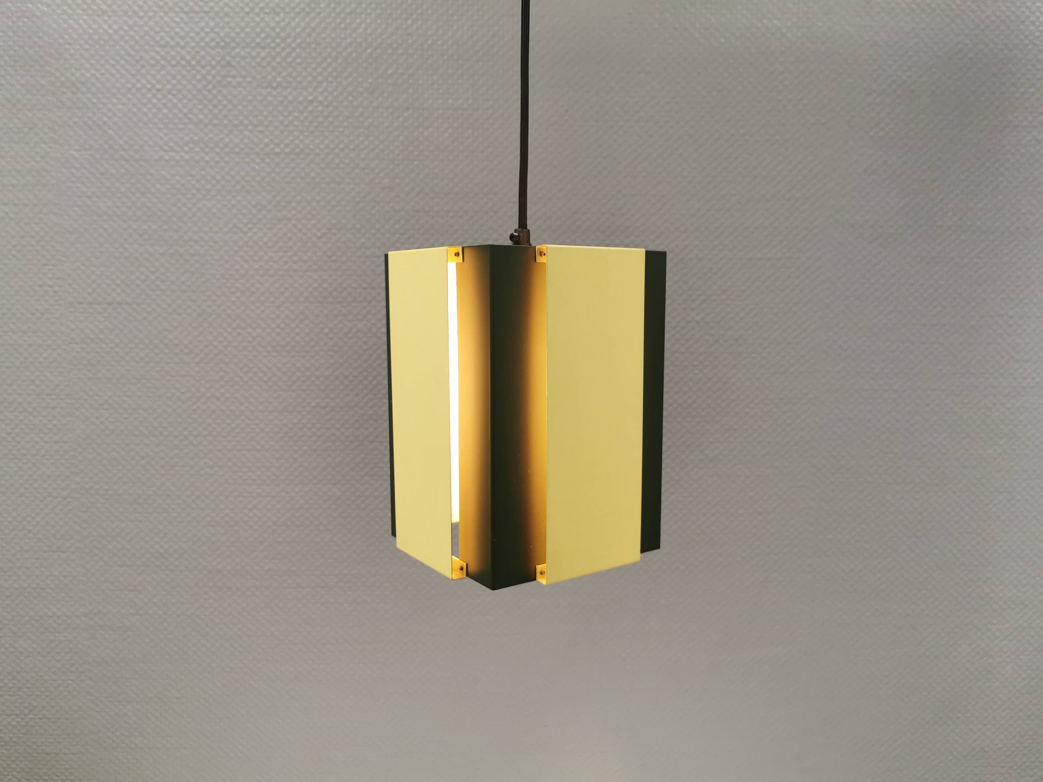 Rare hanging lamp from Nordisk Solar Denmark 1970s.