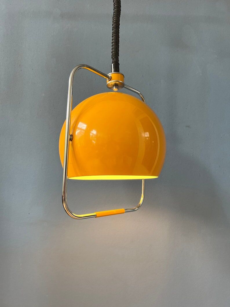 Vintage suspension GEPO | Space Age ceiling lamp | Mid-century modern lamp