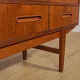 Mid-Century Teak High Sideboard, Denmark, 1960s