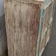 Small pantry buffet in old wood with mesh doors
