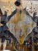 Chandelier iron struck & murano glass, 1970