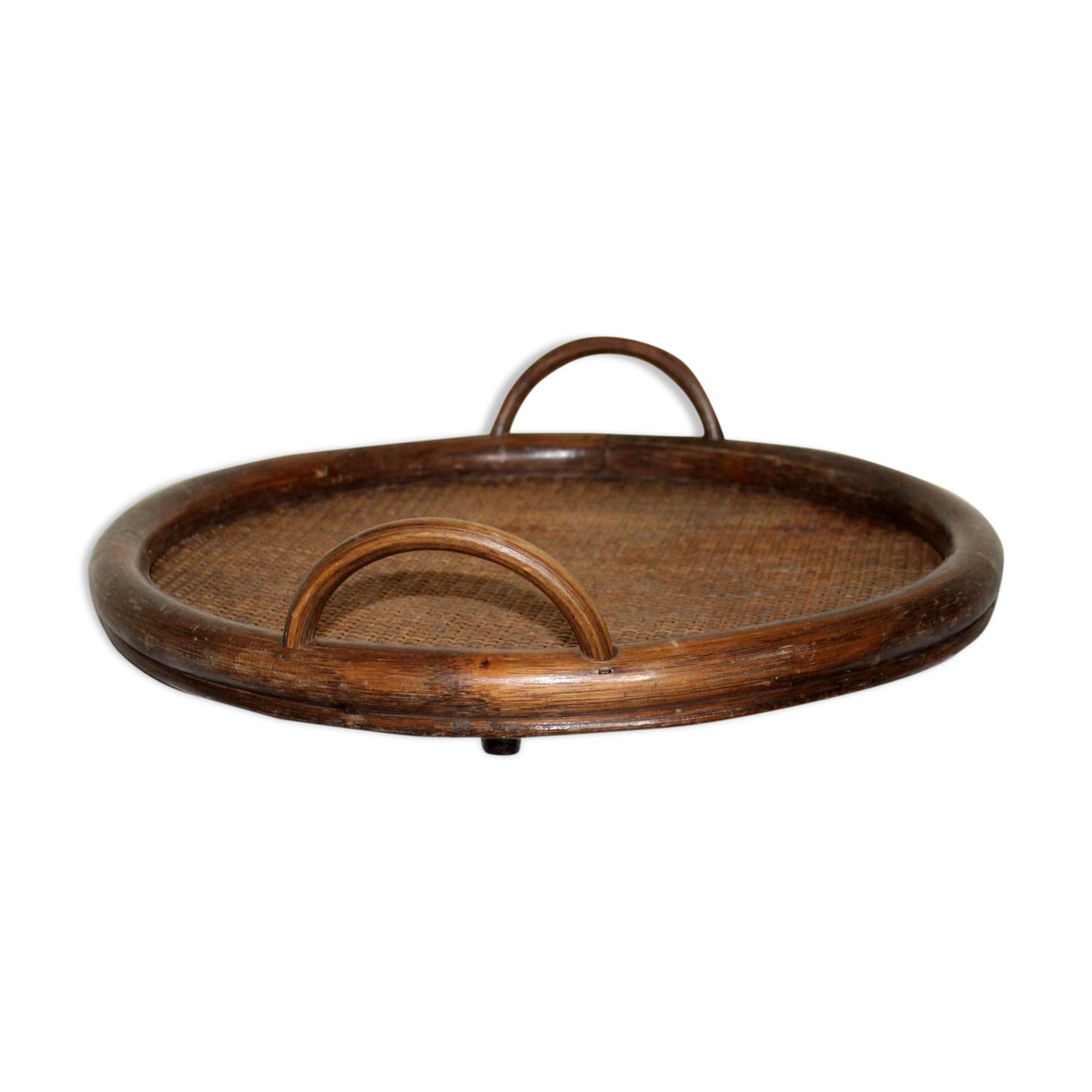 Rattan tray