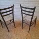 Paire de chaises bistrot italiennes