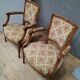 Paire de fauteuils de style Louis XVI