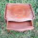 Old wooden bedside table Louis XV style