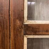 Large display case in old patinated teak