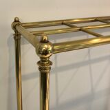 Rectangular umbrella holder in brass and cast iron. french work. around 1900