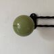 Vintage wooden coat rack balls
