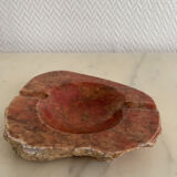 Ochre alabaster ashtray