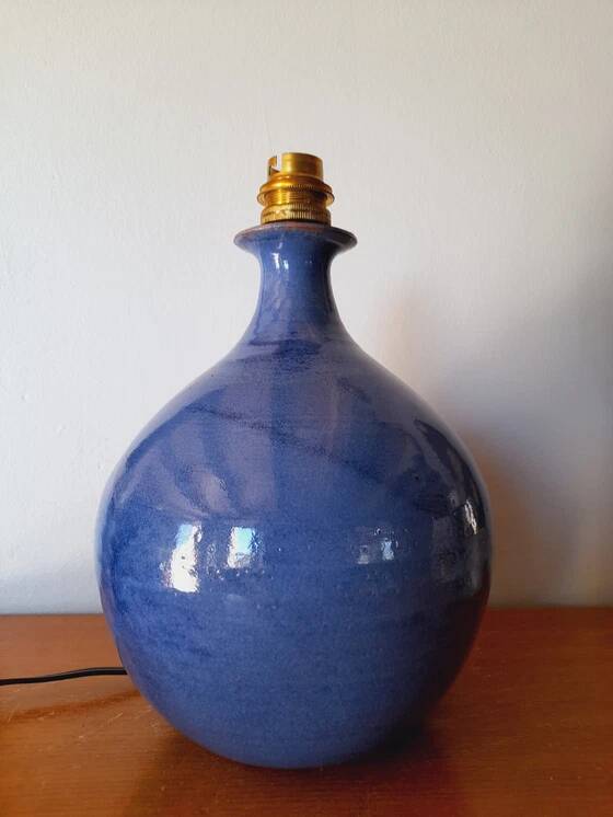 Ceramic lamp signed 1960