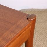 Danish square teak coffee table with reversible top 1960.