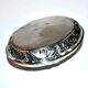 Art deco pillbox box in silver metal - antique snuffbox pillbox