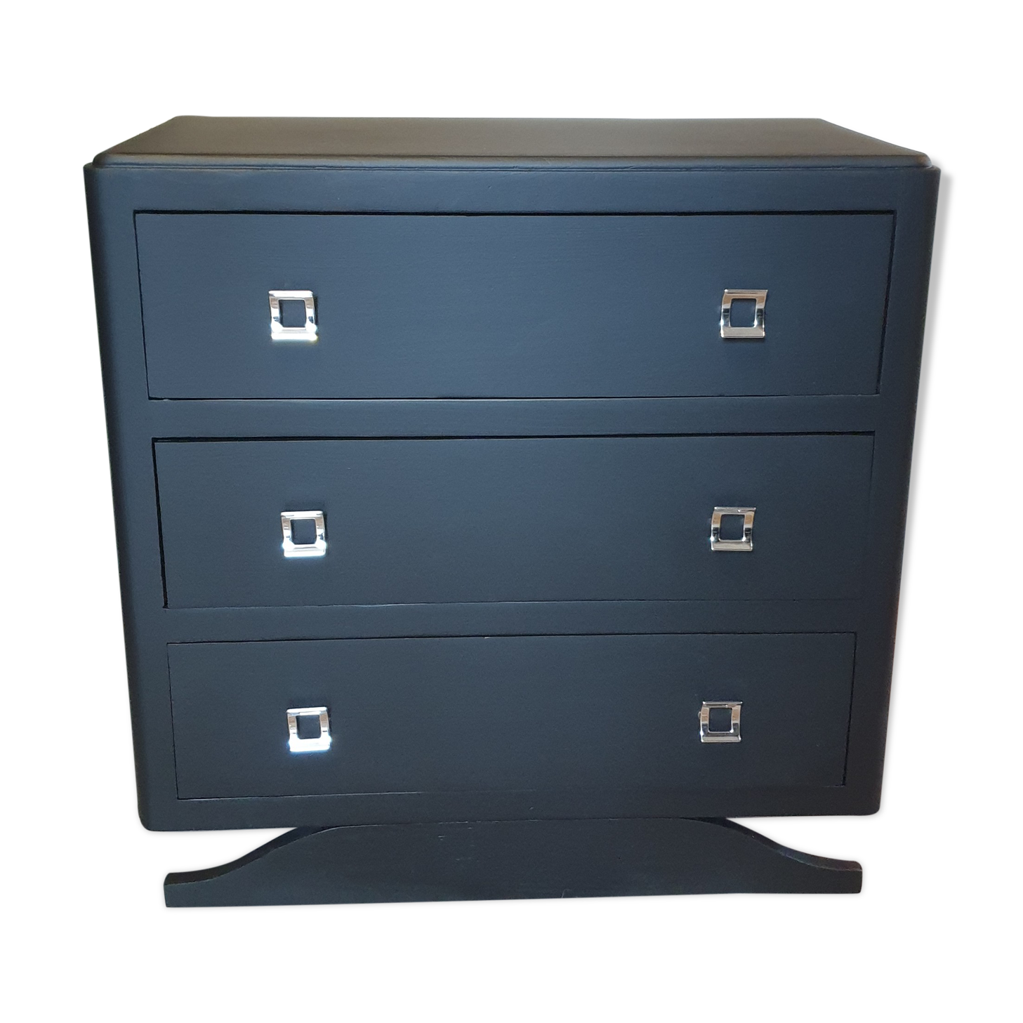Mat black art deco dresser