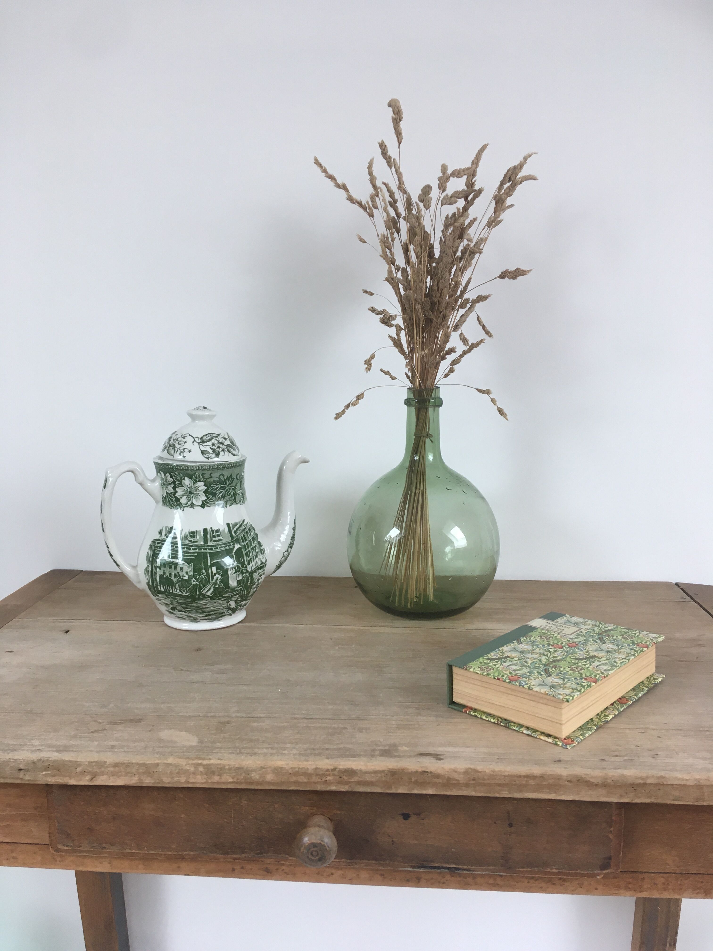 Green English Teapot