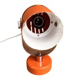 Orange space age wall lamp, designed by S. Indra, Czechoslovakia, 1970s.