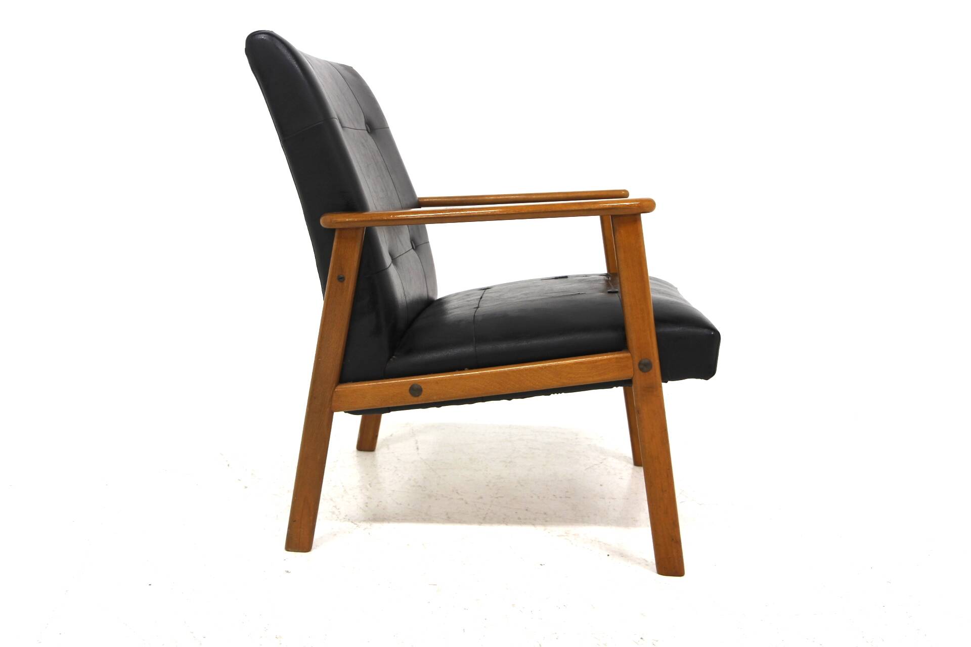 Scandinavian armchair in skai, Sweden, 1960