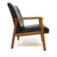 Scandinavian armchair in skai, Sweden, 1960