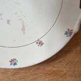 Ancien plat à tarte en porcelaine de digoin sarreguemines