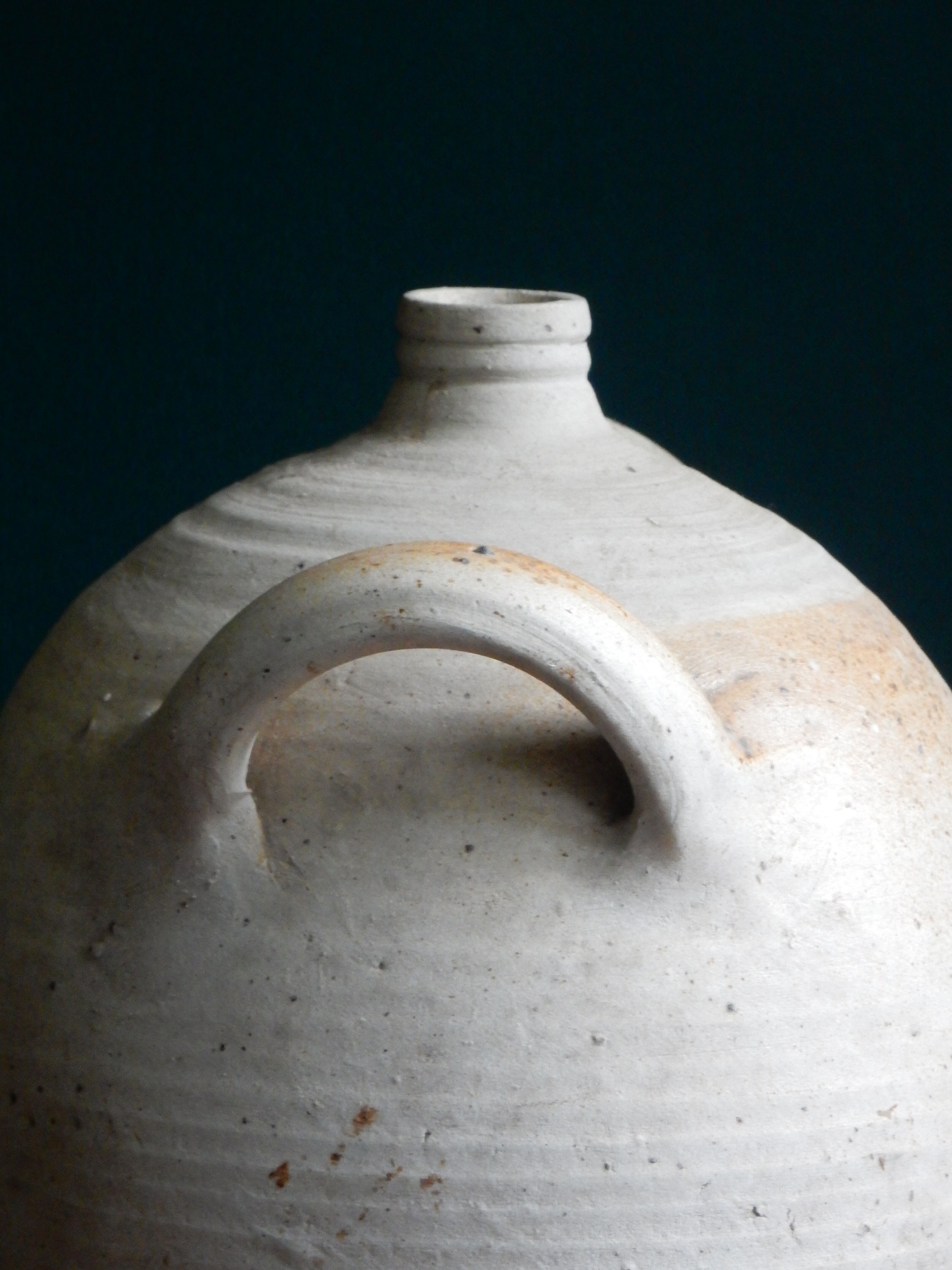 French sandstone canister / 27 cm