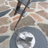 Pair of steel and oak selets