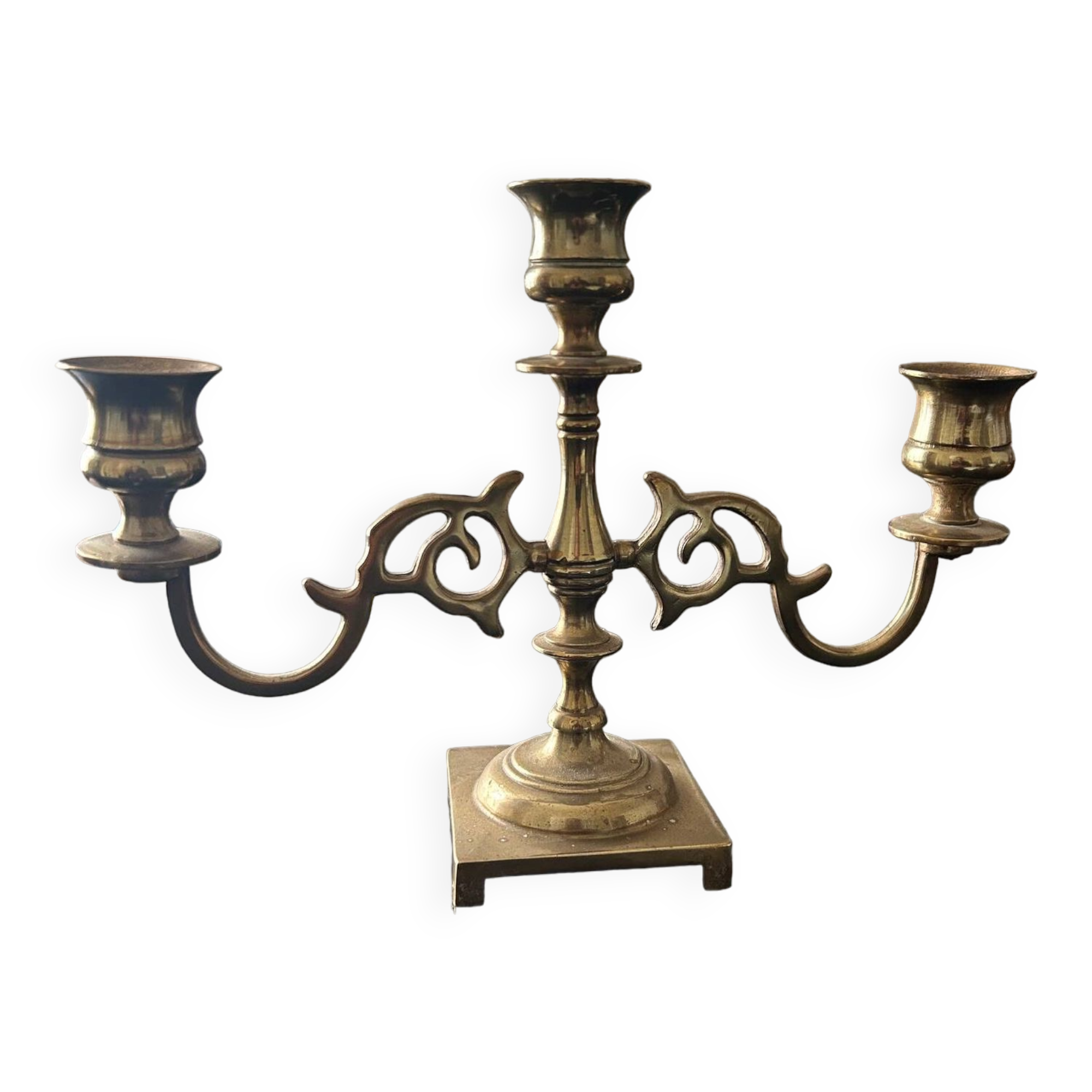 brass candle holder