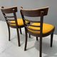 Pair of dining chairs by INTERIER n. p. Praha, wooden dining seating, 1974