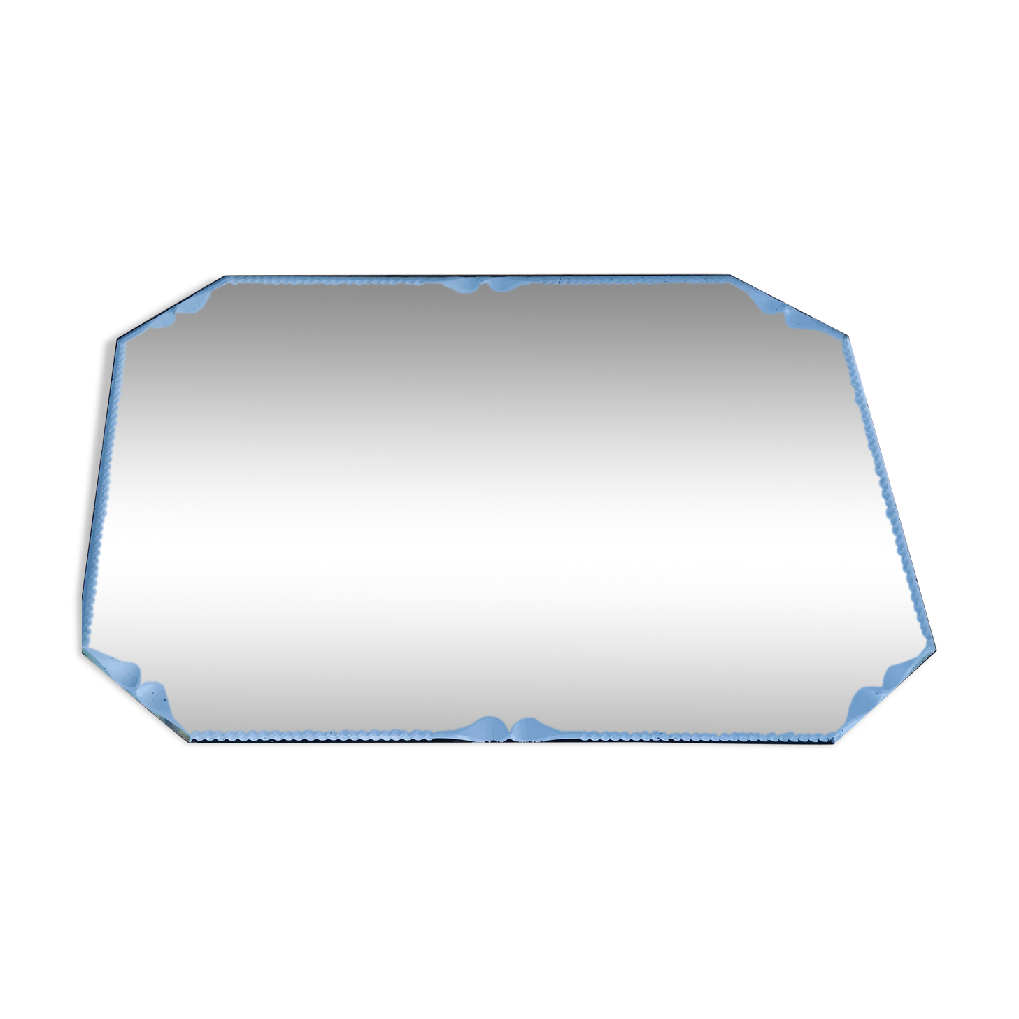 Vintage bevelled mirror 76X51.5