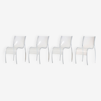 Lot de 4 chaises KARTELL FPE chai By Ron Arad