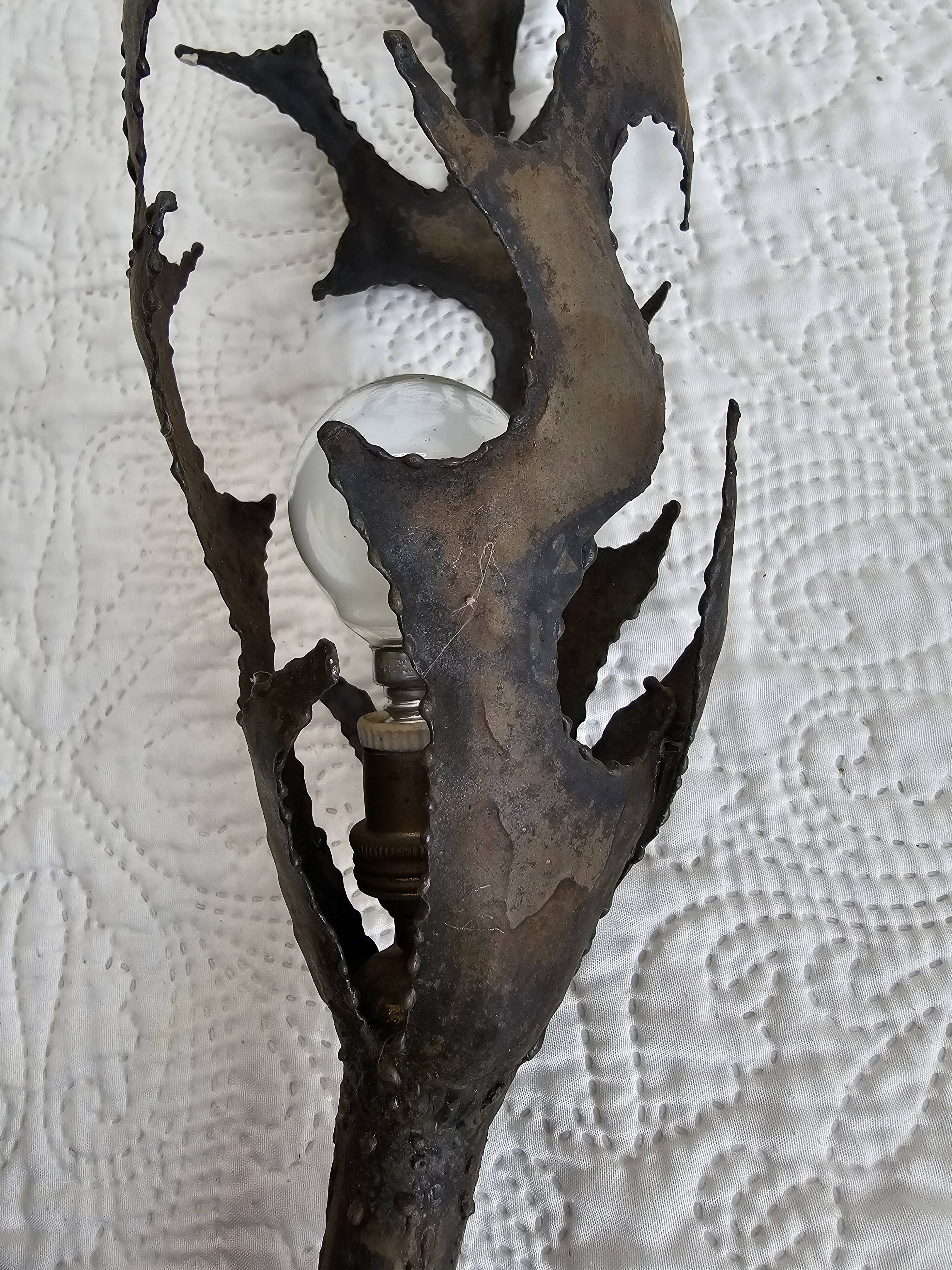 “flame” wall lamp andré lavrat