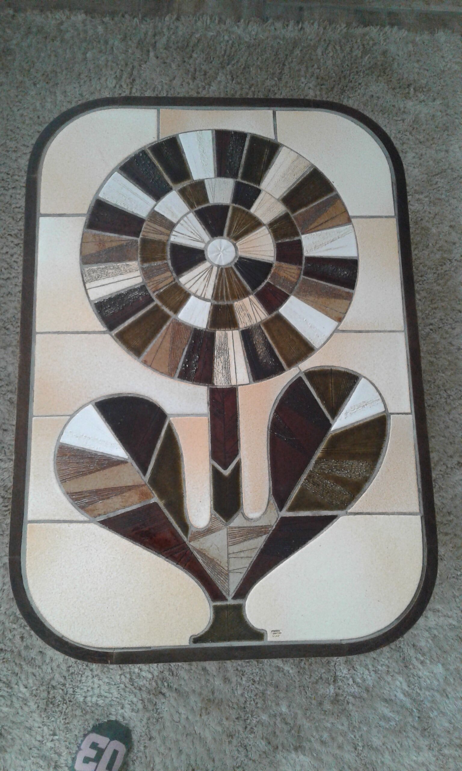 Roger Capron coffee table Shogun model vintage