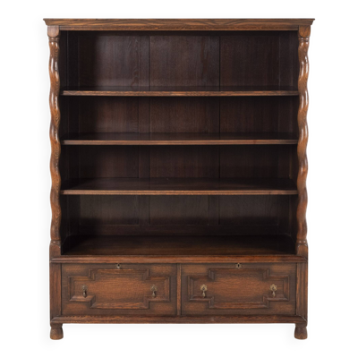 Oak Bookcase ''Gillberga'' by Nordiska Kompaniet, 1924 Sweden
