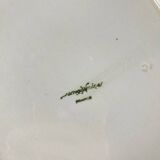 Large rectangular Sarreguemines cream dish, early 20th century.