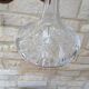 Antique cut crystal decanter with stopper.